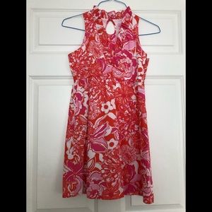 Lilly Pulitzer Shift Dress with Ruffle Neck